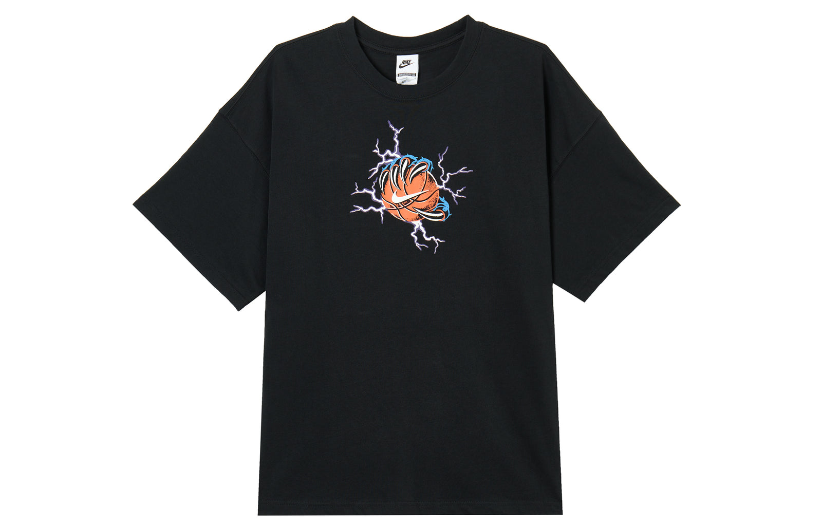 Nike T Shirts Black Crew Neck