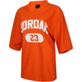 Jordan Mesh T Shirts Orange V neck