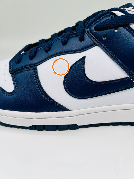 Nike Dunk Low Retro 'White/Midnight Navy' — Rescued #1