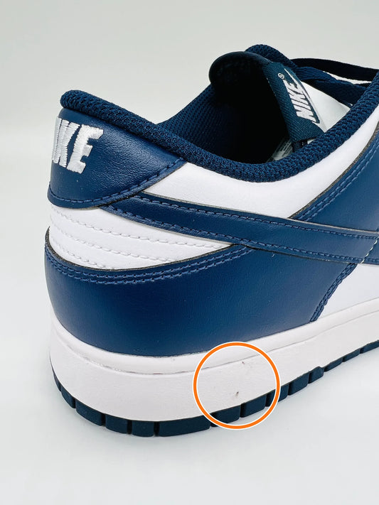 Nike Dunk Low Retro 'White/Midnight Navy' — Rescued #1