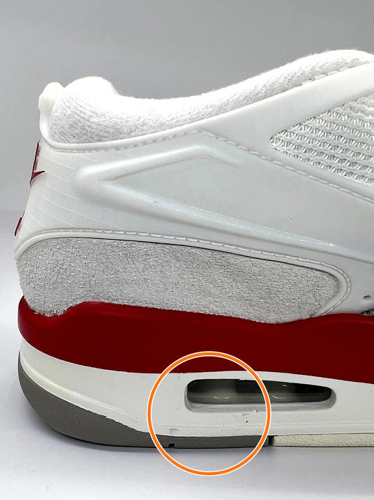 JORDAN 4 Rm White Varsity Red — Rescued #1