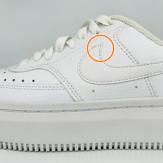 Nike Court Vision Alta Low Triple White — Rescued #1