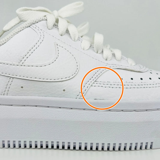 Nike Court Vision Alta Low Triple White — Rescued #1