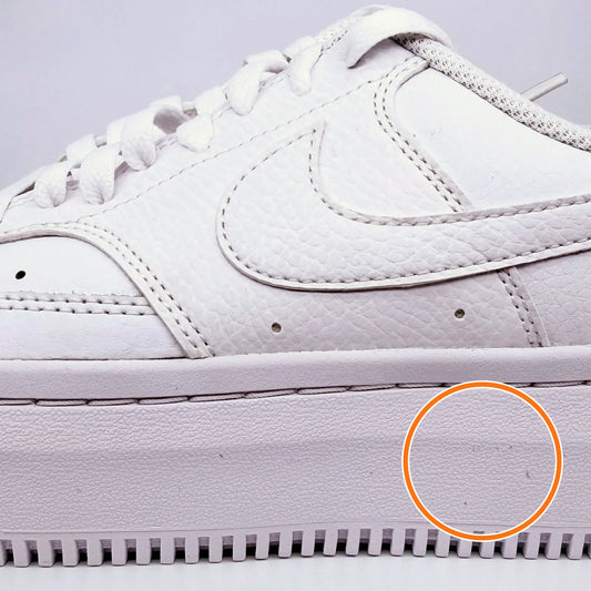 Nike Court Vision Alta Low Triple White — Rescued #1