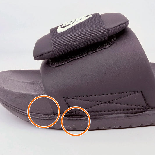 Nike Offcourt Black White — Rescued #1