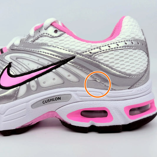 Nike Air Max Moto 2K Abrasion Resistant Low top Long Distance Running Sprint Running Shoes Silver Pink — Rescued #1