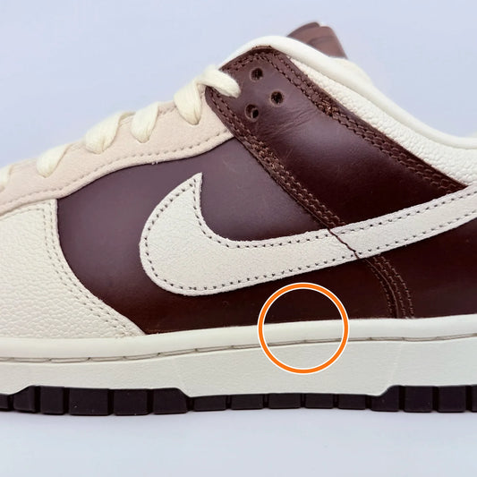 Nike Dunk Abrasion Resistant Low top Skateboard Shoes Brown White — Rescued #1