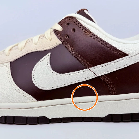 Nike Dunk Abrasion Resistant Low top Skateboard Shoes Brown White — Rescued #1