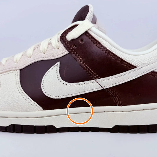 Nike Dunk Abrasion Resistant Low top Skateboard Shoes Brown White — Rescued #1
