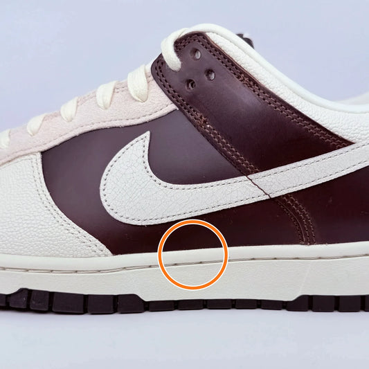 Nike Dunk Abrasion Resistant Low top Skateboard Shoes Brown White — Rescued #1