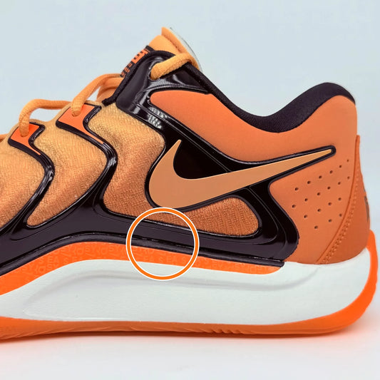 Nike KD 17 Slip Resistant Abrasion Resistant Low top Basketball Shoes Orange — Rescued #1