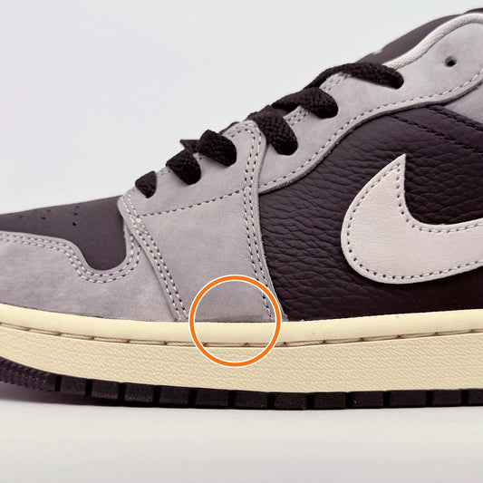 Jordan 1 Low Light Smoke Grey Off Noir — Rescued #1