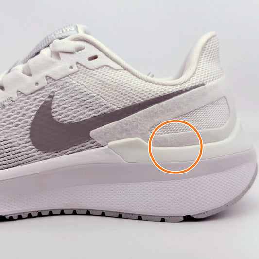 Nike Zoom Structure 25 White Metallic Silver — Rescued #1
