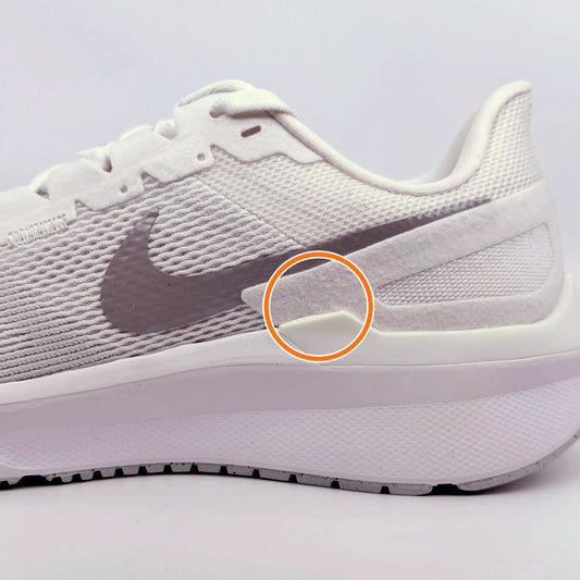 Nike Zoom Structure 25 White Metallic Silver — Rescued #1