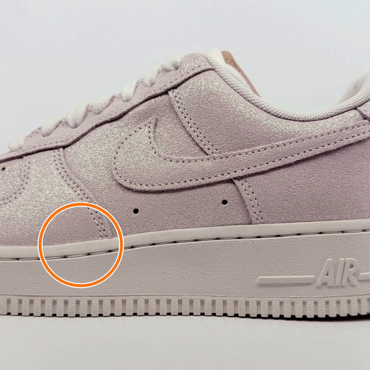 Nike Air Force 1 Low '07 Se Sail Glittery Suede Women's — Rescued #2