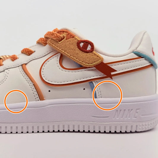 Nike Force 1 Low LV8 EasyOn Serpent New Year Collection Leather Low top Kids Lifestyle Shoes — Rescued #1