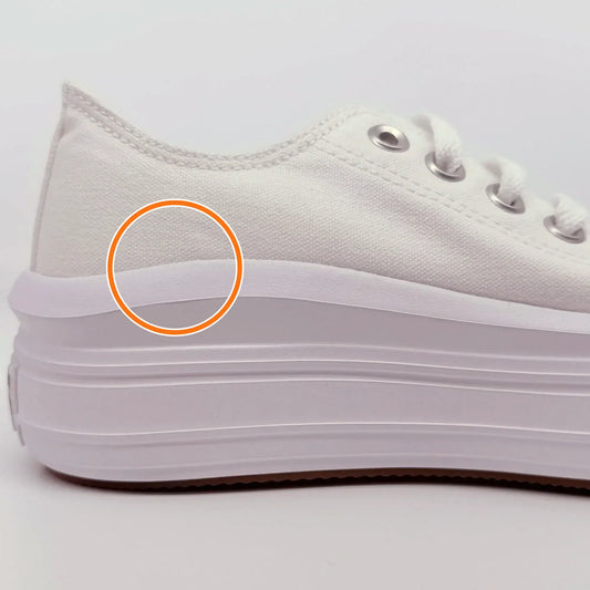 Converse All Star Move Low White Women's — Rescued #1